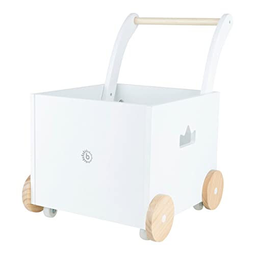 Bieco Lauflernwagen Holz | ab 1 Jahr | Multifunktionale Baby Lauflernhilfe | Laufwagen für Babys in...