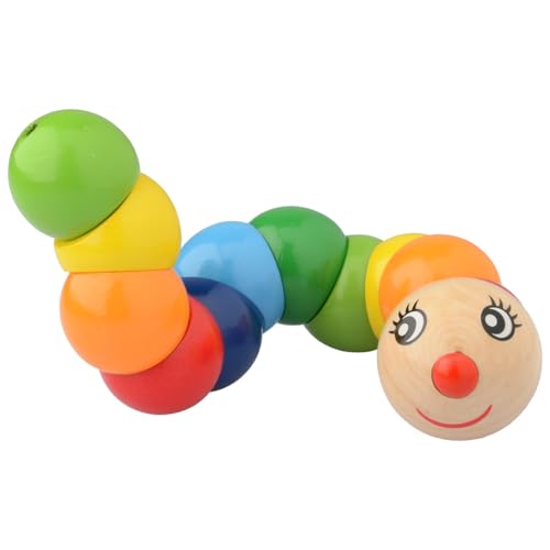 Eichhorn 100003440 - Greifling, Motiv: Raupe 18,5cm, Hartholz