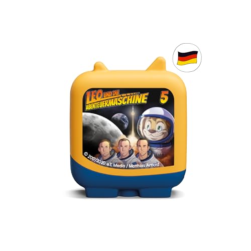 tonies Clever Toniebox, Leo und die Abenteuermaschine – Leo und die Mondlandung, Wissens-Hörspiel...