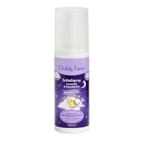 Childs Farm SlumberTime Schlafspray Lavendel und Mondmilch 100 ml | Schlafförderndes Duftspray für...