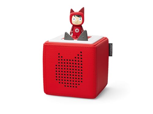 tonies Toniebox Starter Set inkl. 1 Kreativ Figur – Audioplayer für Hörbücher und Lieder für...