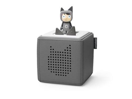 tonies Toniebox Starter Set inkl. 1 Kreativ Figur – Audioplayer für Hörbücher und Lieder für...