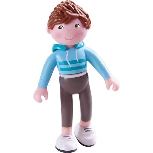 HABA 306170 - Little Friends Emil, Biegepuppen & Tiere ab 3 Jahren, Bunt