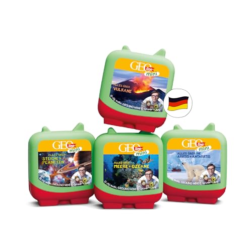 tonies Clever 4er Set GEOlino MINI für Deine Toniebox, Wissens-Hörspiel für Kinder ab 5 Jahren,...