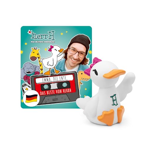 tonies Hörfigur für Toniebox, herrH – Emma, die Ente – Das Beste von herrH, Kinderlieder für...
