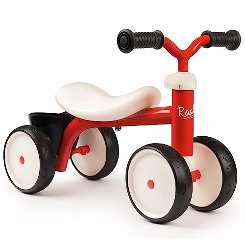 Smoby – Rookie Laufrad Rot – ideale Lauflernhilfe für Kinder ab 12 Monaten, Lauflernrad mit...