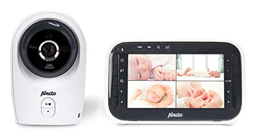 Alecto DVM-143 Funk Babyphone (100% störungsfrei & privat), mit schwenkbarer video Kamera,...