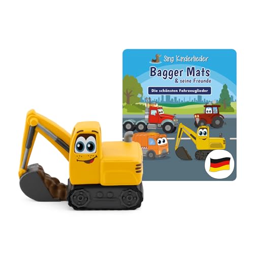 tonies Hörfigur für Toniebox, Sing Kinderlieder – Bagger Mats & Seine Freunde: Die schönsten...