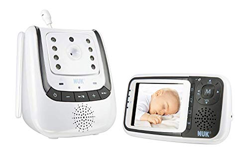 NUK Babyphone mit Kamera Eco Control+ Video mit Gegensprechfunktion und Temperatursensor, frei von...