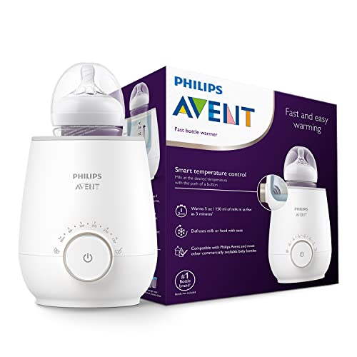 Philips Avent Flaschenwärmer für schnelles und gleichmäßiges Erwärmen von Milch und Babynahrung...