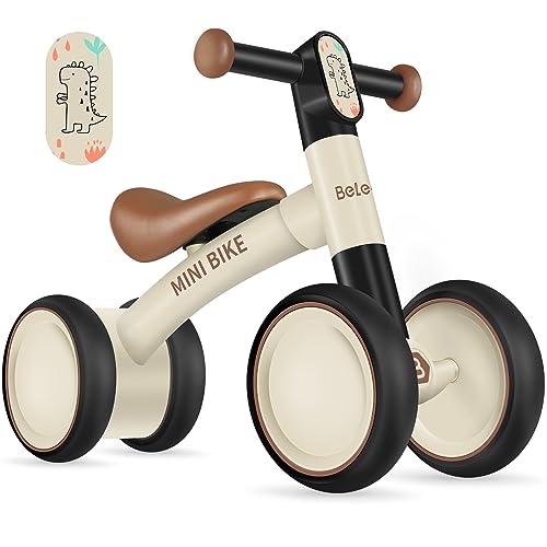 BELEEV Kinder Laufrad ab 1 Jahr, Lauflernrad für 10-24 Monate Baby, Balance Bike ohne Pedal mit 4...
