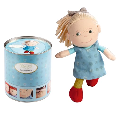 HABA Puppe Mirle – Kuschelweiche 20 cm Babypuppe in edler Geschenkdose - Ideales...