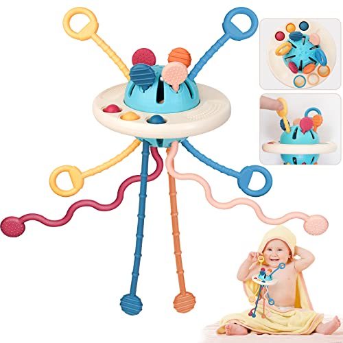 Joozmui Montessori Spielzeug ab 1 2 3 jahre, Beißring Baby Spielzeug Kinderspielzeug ab 1 2 3 Jahr...