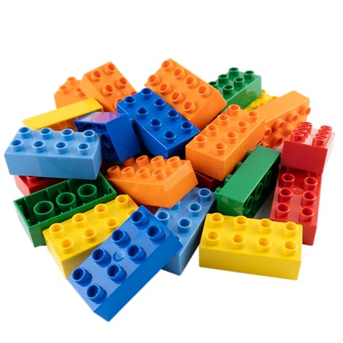 Lego® DUPLO® 2x4 Steine – 25x Bunte Grundbausteine (3011) | Perfekt für kreatives Bauen &...