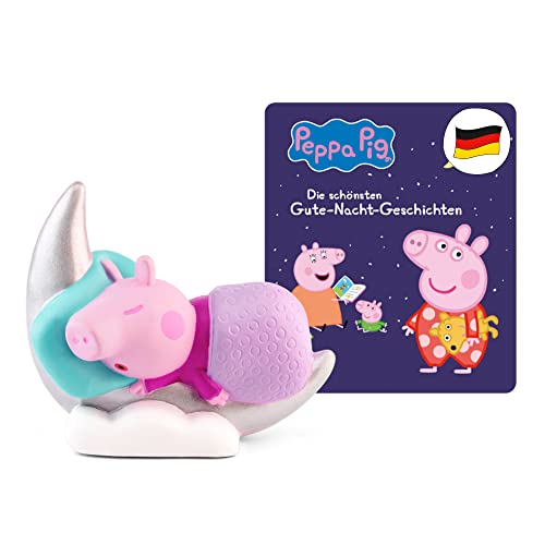 tonies Hörfigur für Toniebox, Peppa Wutz – Gute Nacht Geschichten, Hörspiel für Kinder ab 3...