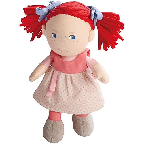 Haba 5737 - Puppe Mirli weiche Stoffpuppe, für Babys ab 6 Monaten zum Spielen, Kuscheln und...