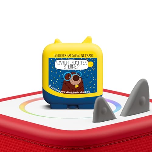 Tonies Clever Tonie BiBiBiber – Warum leuchten Sterne? für die Toniebox, Wissens-Hörspiel für...