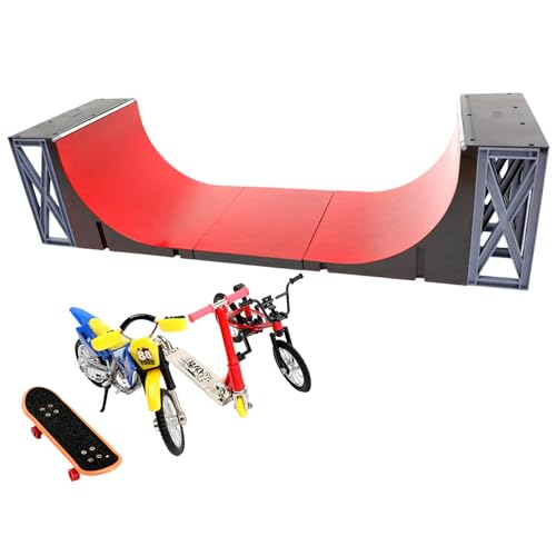 Finger-Skateboard-Set – Mini-Ramp-Spielset, kreative Spielzeugsammlung, Taschenserie, interaktives...