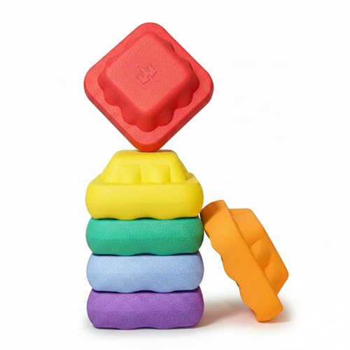 Heldenzimmer Balanciersteine für Kinder - Spiel- u. Balanciersteine zum Stapeln Indoor & Outdoor -...