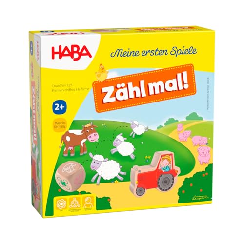 HABA Meine ersten Spiele Zähl mal! – Tierisches Zählspiel für Kinder ab 2 Jahren –...