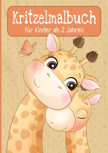 Das große Kritzelmalbuch für Kinder ab 2 Jahren: Mein erstes großes Malbuch mit 50 tollen Motiven...