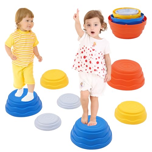 NUKied Balanciersteine ​​Set,Kinder Stapelsteine,rutschfeste Balanciersteine ​​für Kinder...
