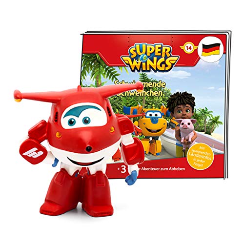 tonies Hörfigur für Toniebox, Super Wings – Schwimmende Schweinchen, Hörspiel mit 4 Geschichten...