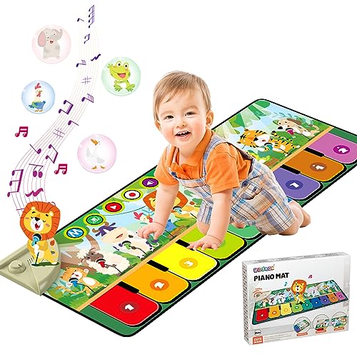 Rodzon 63301 Baby Spielzeug ab 1 Jahr, Musikmatte Kinder 19 Liedern 10 Tieren, Kinderspielzeug ab 1...
