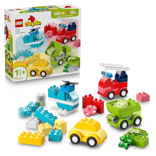 LEGO DUPLO Kreative Fahrzeuge - Lernspielzeug zum Sortieren für Kleinkinder - Autos und Lastwagen -...