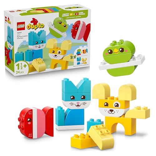 LEGO DUPLO 3-in-1 Kreative Tiere - Kleinkinder Lernspielzeug zur Förderung der Feinmotorik -...