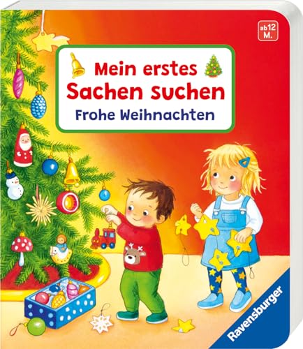 Mein erstes Sachen suchen: Frohe Weihnachten, Weihnachtsbuch, liebevolles Weihnachtsgeschenk für...