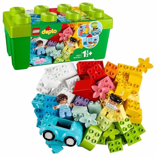 LEGO DUPLO Steinebox – Weihnachten Spielzeug für Kinder ab 1 Jahr – Enthält nummerierte und...