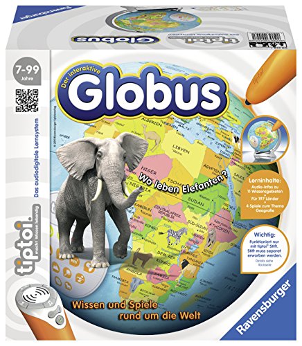 Ravensburger 00558 - Tiptoi - Interaktiver Globus ohne Stift